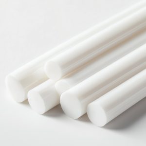 White PTFE rods