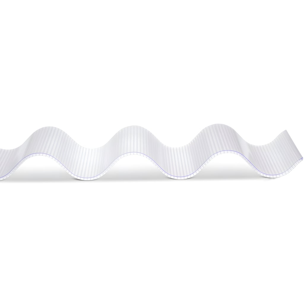 Corrugated multiwall polycarbonate panel