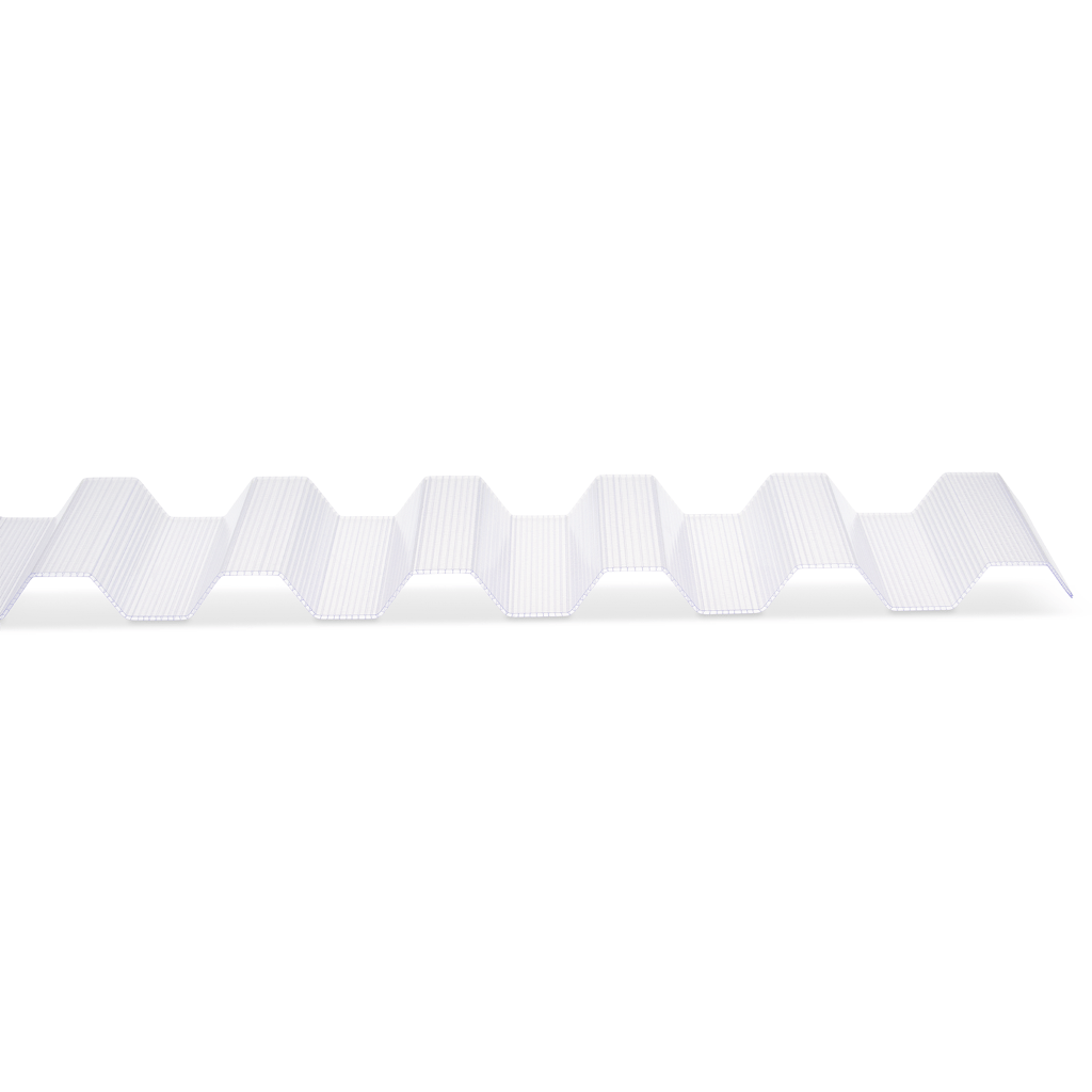 Corrugated multiwall polycarbonate sheet