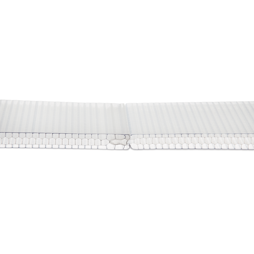 Connected multiwall polycarbonate panels