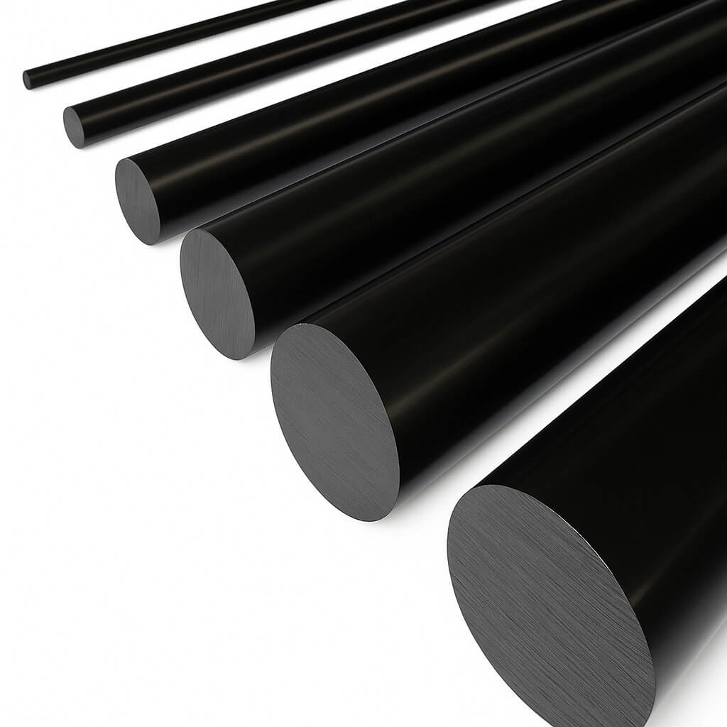 Black PA rods
