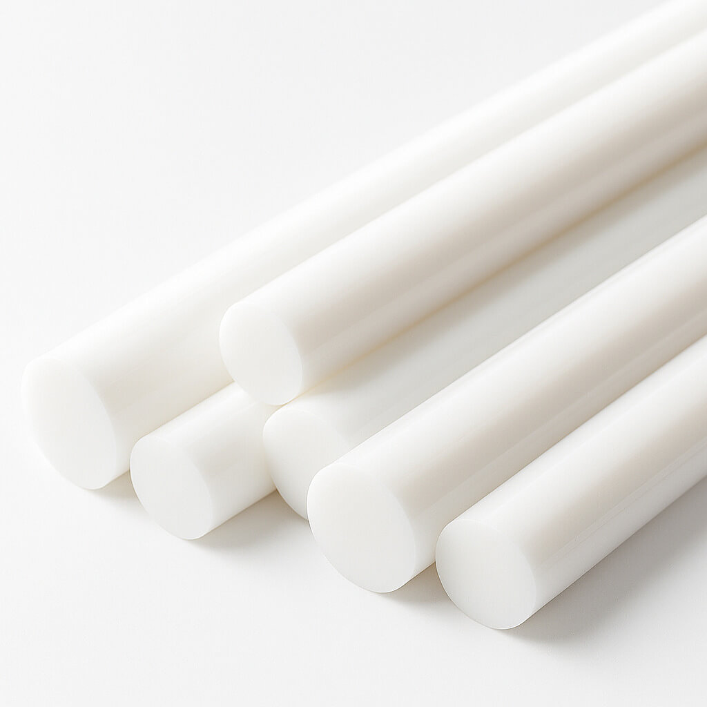 Fluorplastic rods