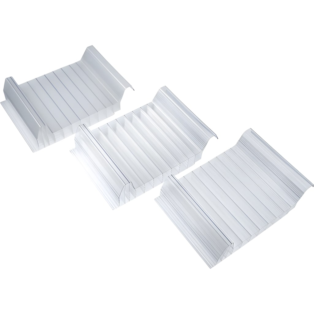 Trapezoidal Snap‑Fit Multiwall Polycarbonate Panels