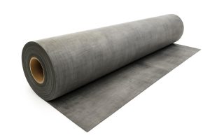 Roll of grey membrane rubber