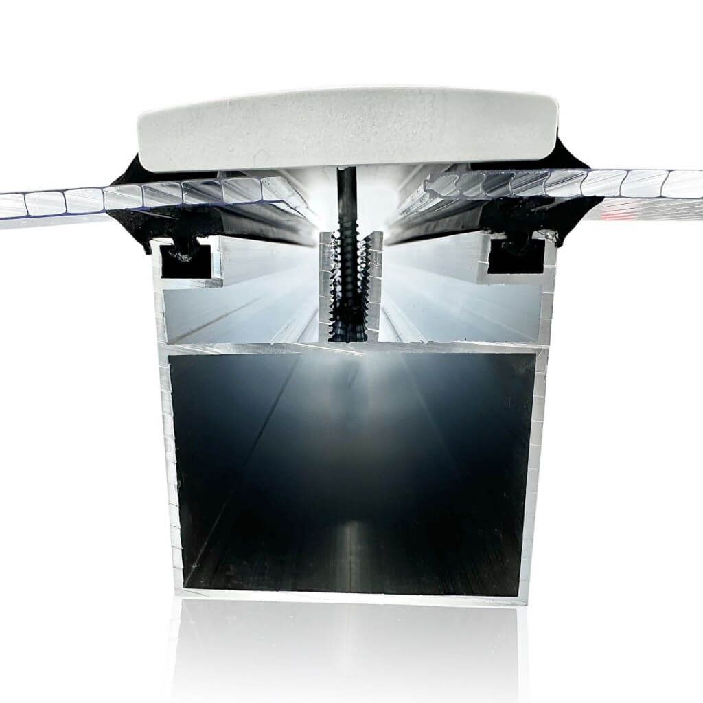 example how profile holds polycarbonate